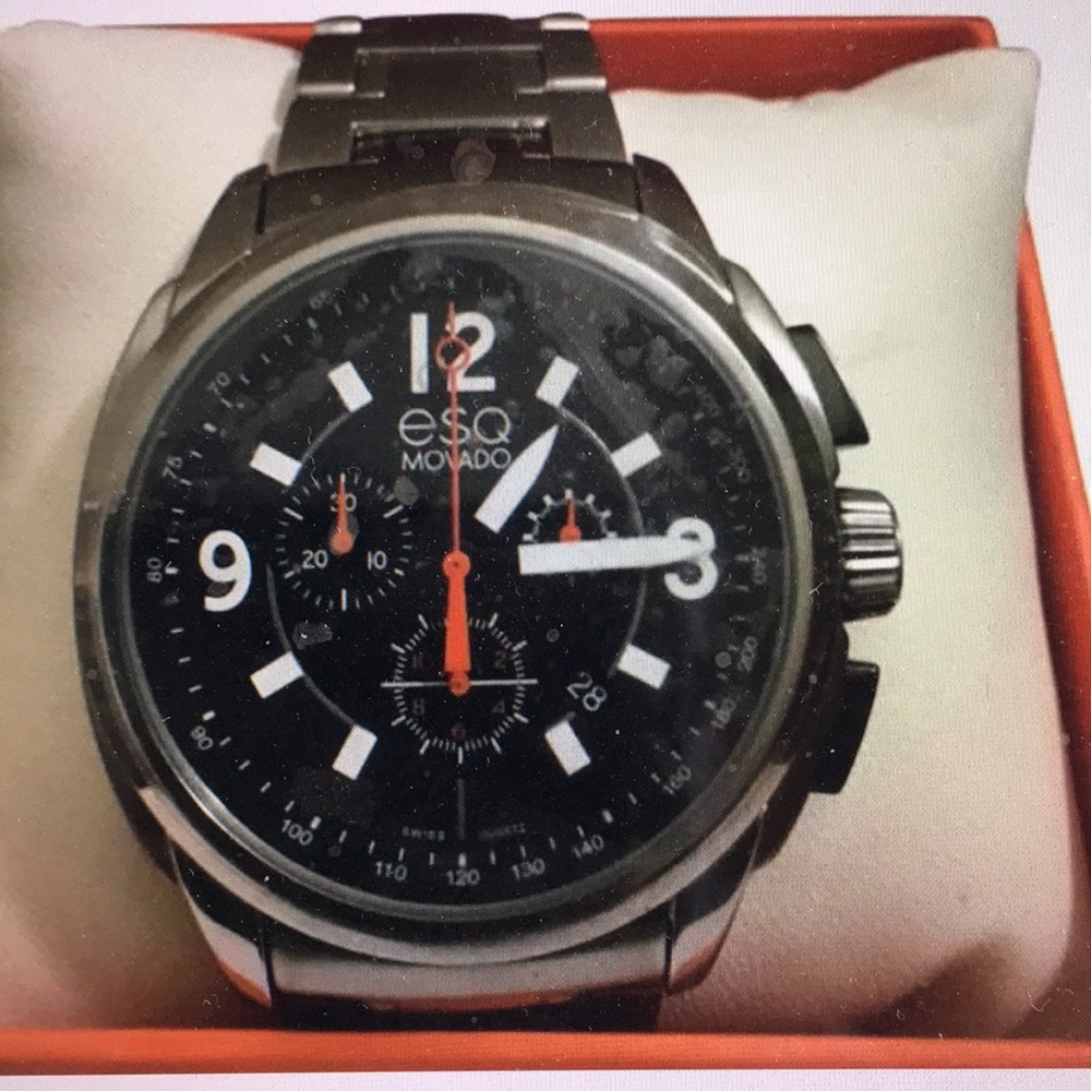 ESQ Movado ES-42 Chronograph Swiss Movement Watch